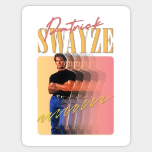 Patrick Swayze • • Retro Graphic Design Sticker